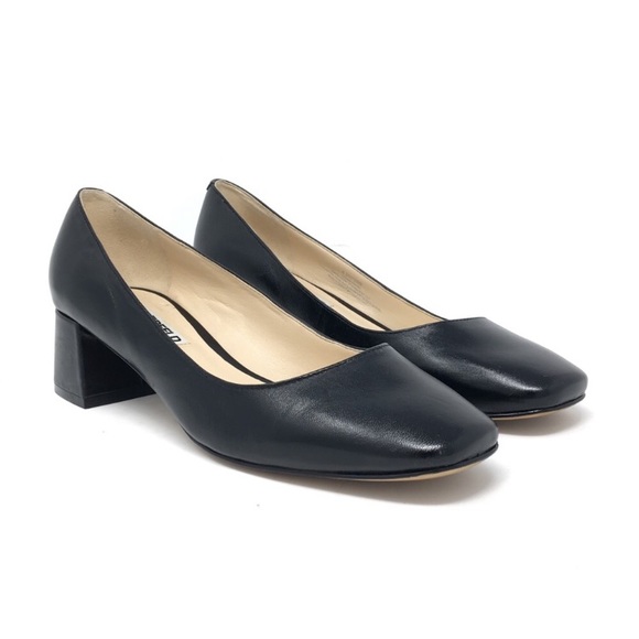 ⚡️KARL LAGERFELD ‘Charee’ Low Block Heel Black Paris Chanel French Classic - Picture 7 of 16